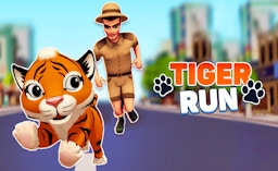 Tiger Run parkour game - Free online parkour games