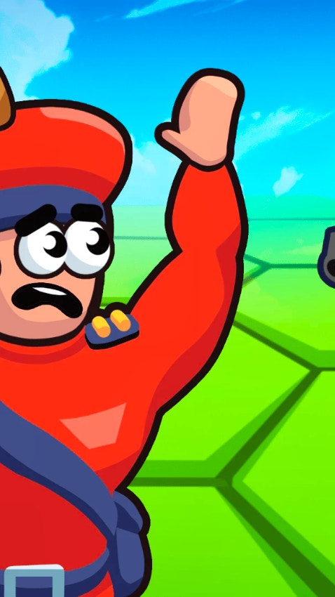 Tile Hex World Red vs Blue