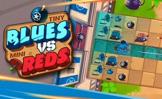 Tiny Blues Vs Mini Reds game cover