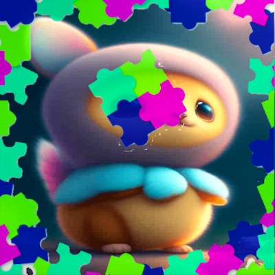 Tiny Eevee Photo Jigsaw By Gamepix