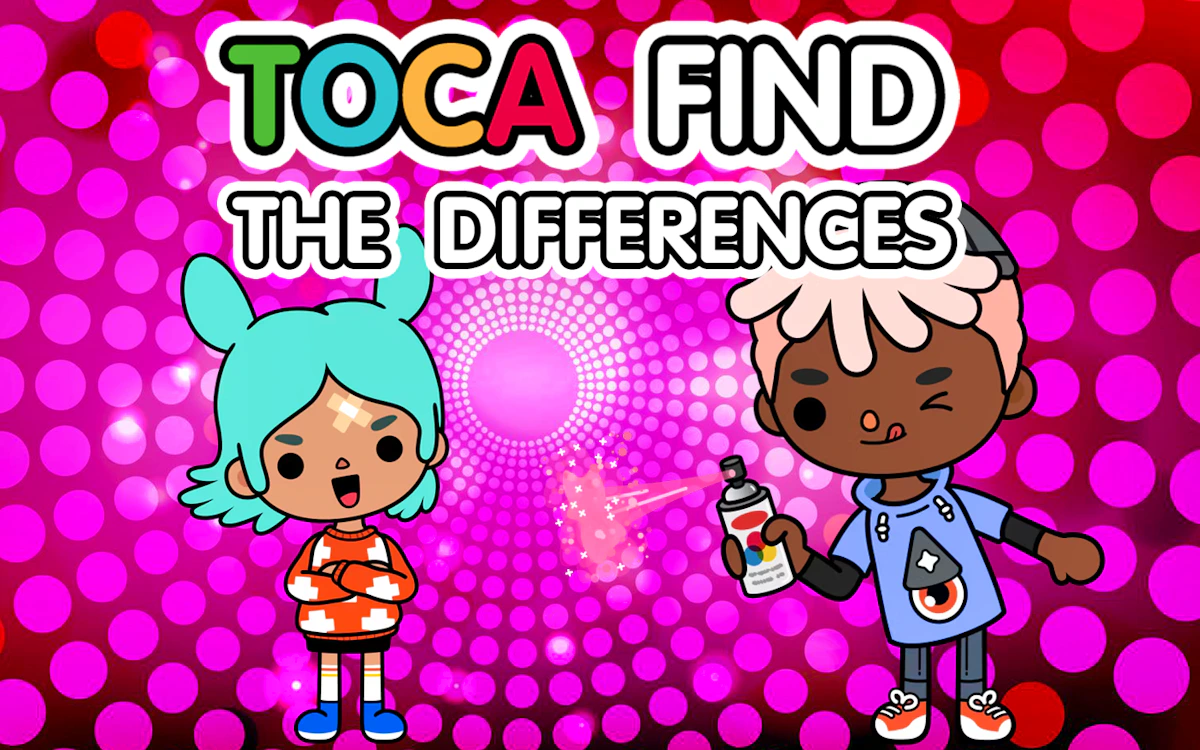 Play Toca Find The Differences — free online Puzzle game