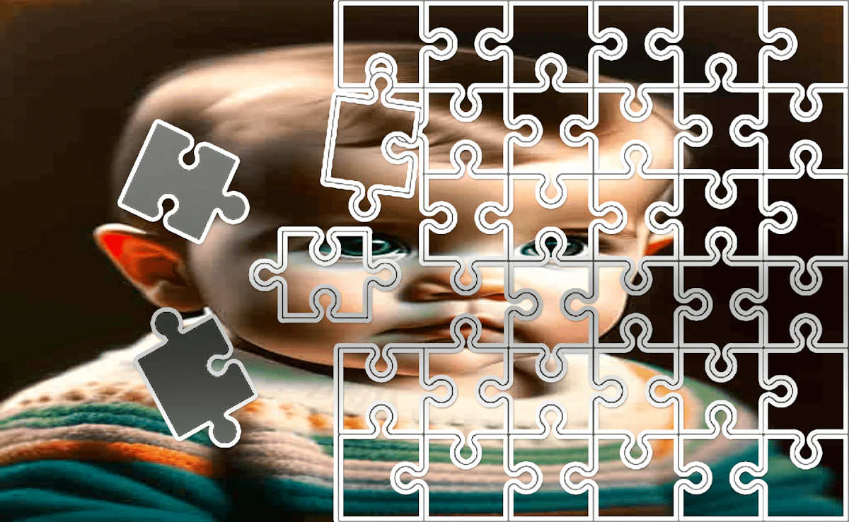 Play Toddler Tile Image Scramble — free online Jigsaw Puzzles game