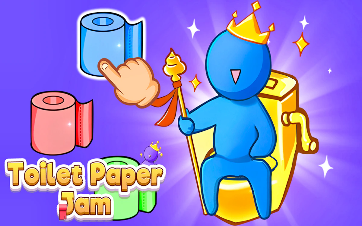 Play Toilet Paper Jam — free online Puzzle game