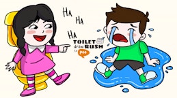 Toilet Rush Draw To Pee