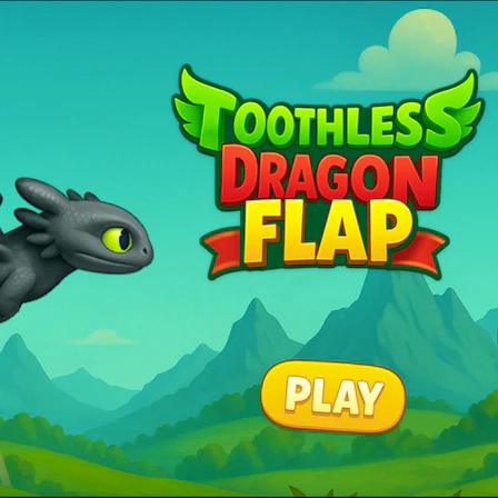 Toothless Dragon Flap game thumbnail