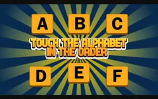 Touch The Alphabet In The Order game cover