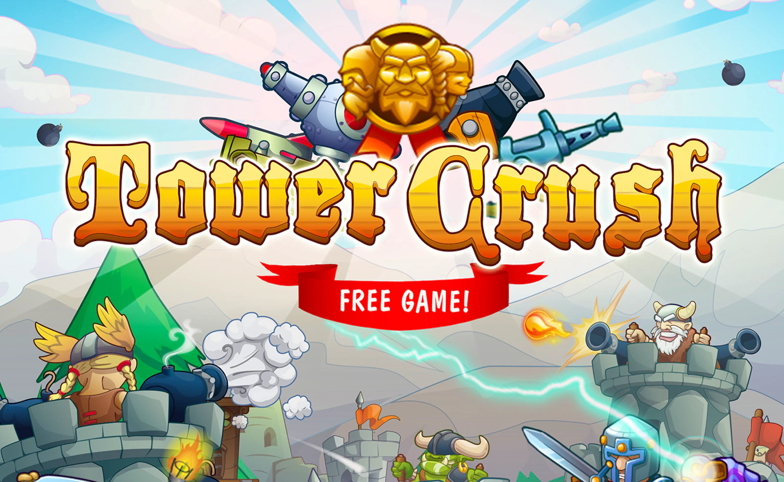 Tower Crush — free online strategy game on Glaze Games