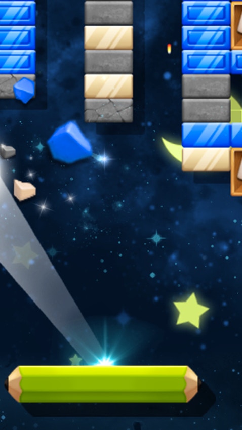 Toy Space Bricks Breaker