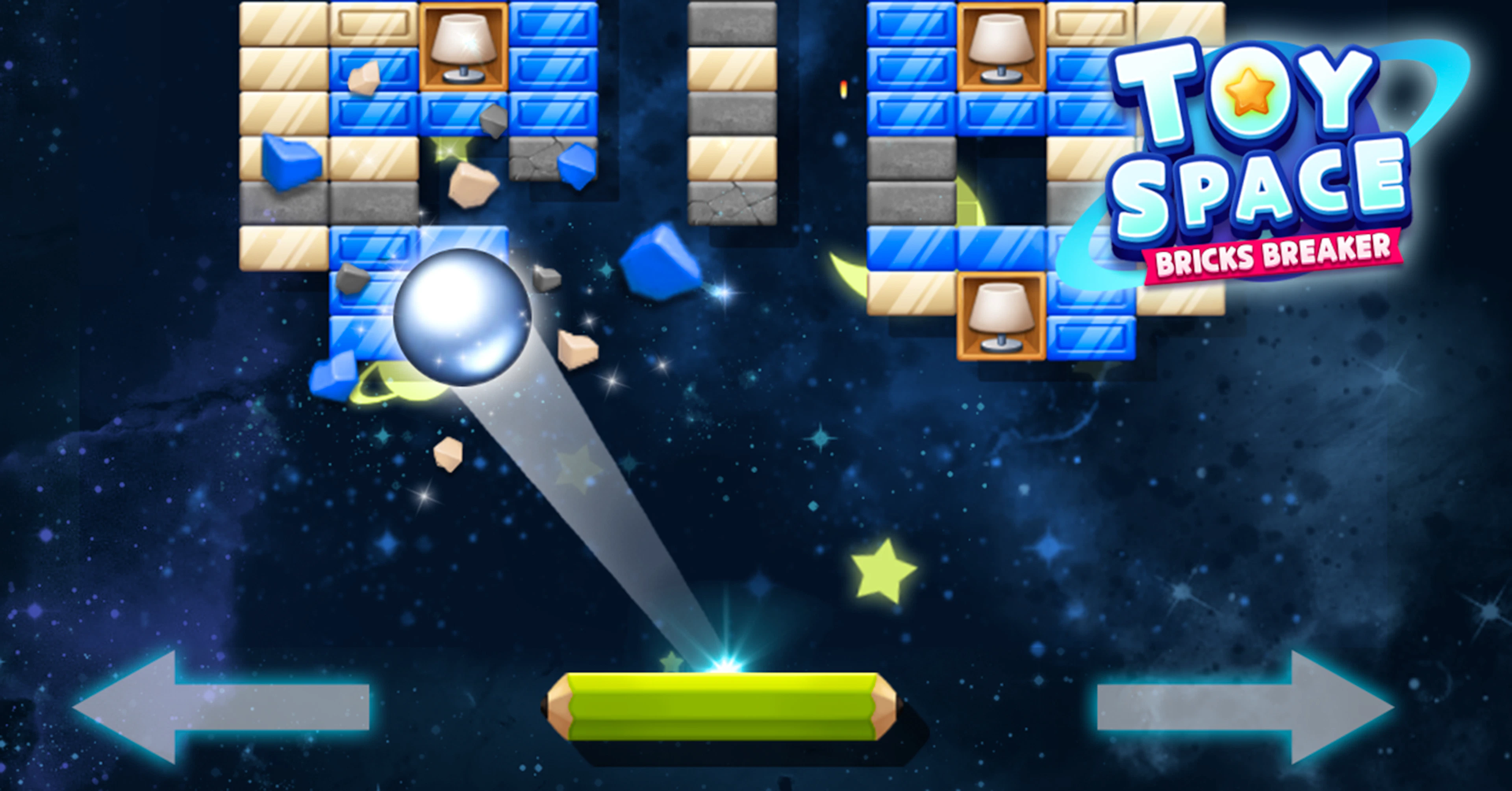 Toy Space Bricks Breaker