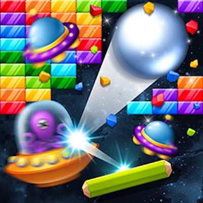 Toy Space Bricks Breaker By Gamepix