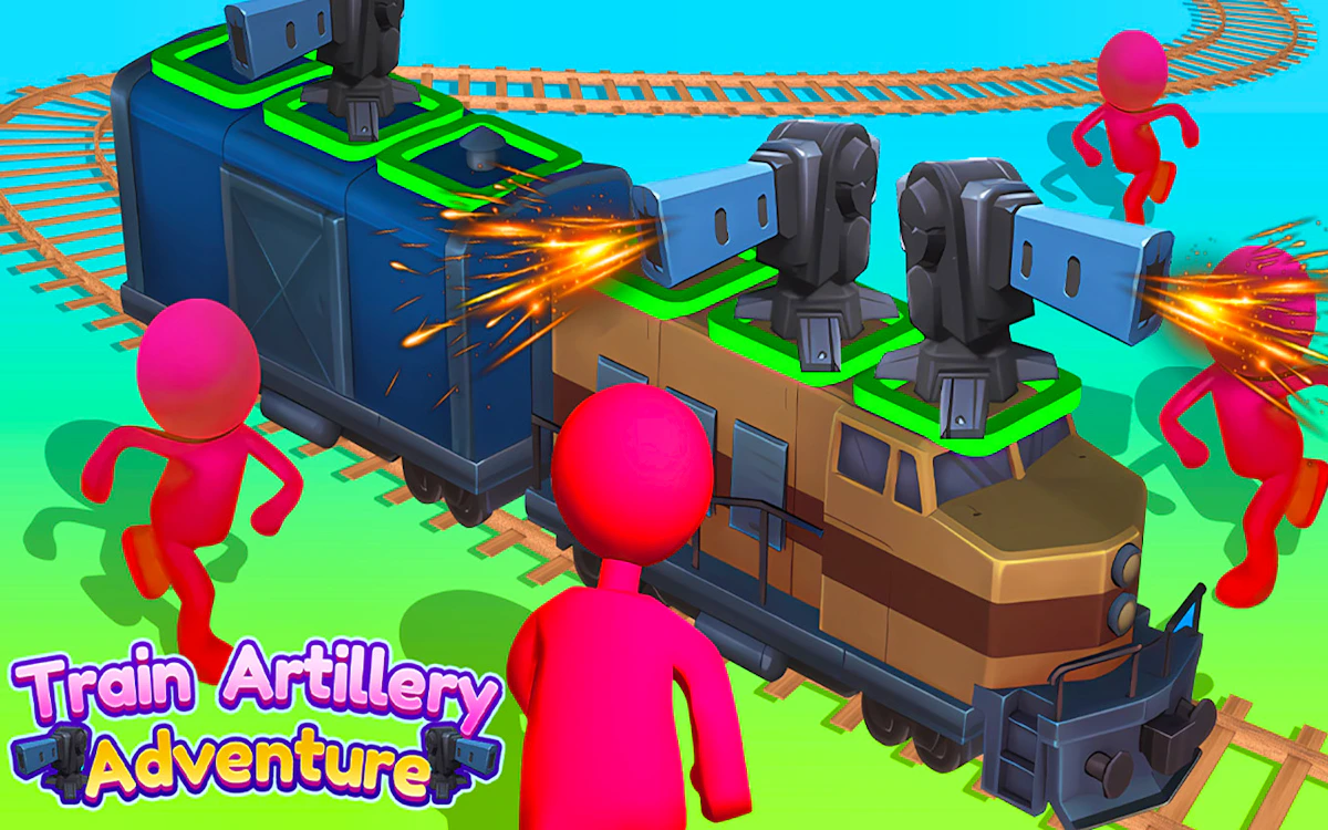 Play Train Artillery Adventure — free online Shooter game