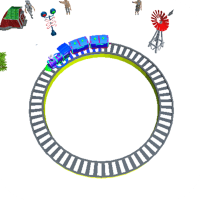 Train Race 3D By Gamepix