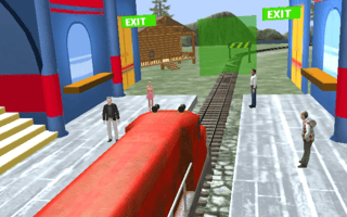 Train Simulator 3d game cover