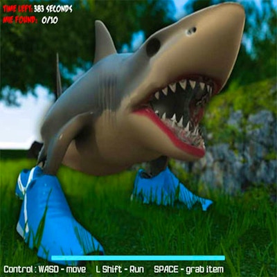 Tralalero Tralala Brainrot Parking Terror By Gamepix