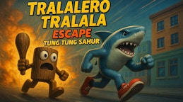 Tralalero Tralala escape Tung Tung Sahur