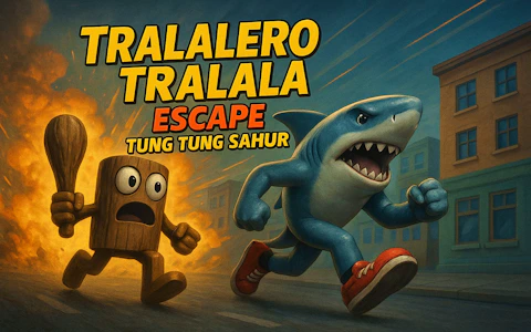 Tralalero Tralala escape Tung Tung Sahur