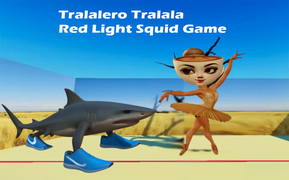 Play Tralalero Tralala Red Light Squid Game — free online Escape game