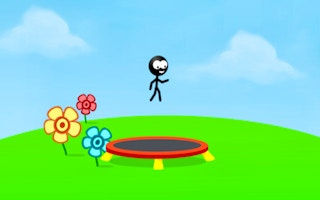 Trampoline Stickman game cover