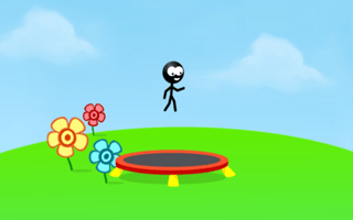 Trampoline Stickman game cover