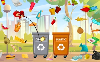 Trash Sorting For Kids game cover