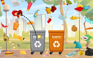Trash Sorting For Kids game cover