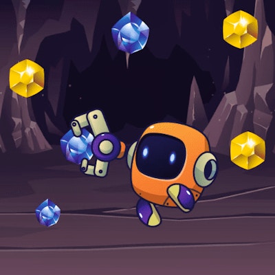 Treasure Hunting Robot By Gamepix