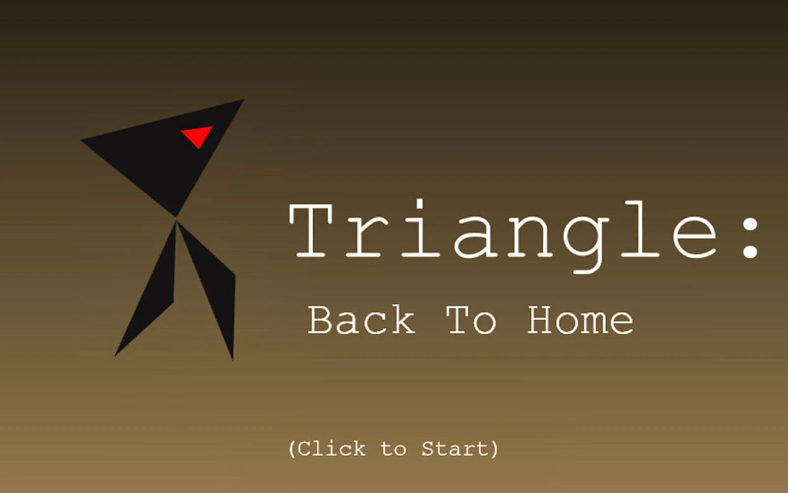 Triangle Back to Home — free online arcade game on Glaze Games