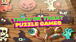 不给糖就捣蛋：万圣节拼图游戏 (Trick or Treat Halloween Games)