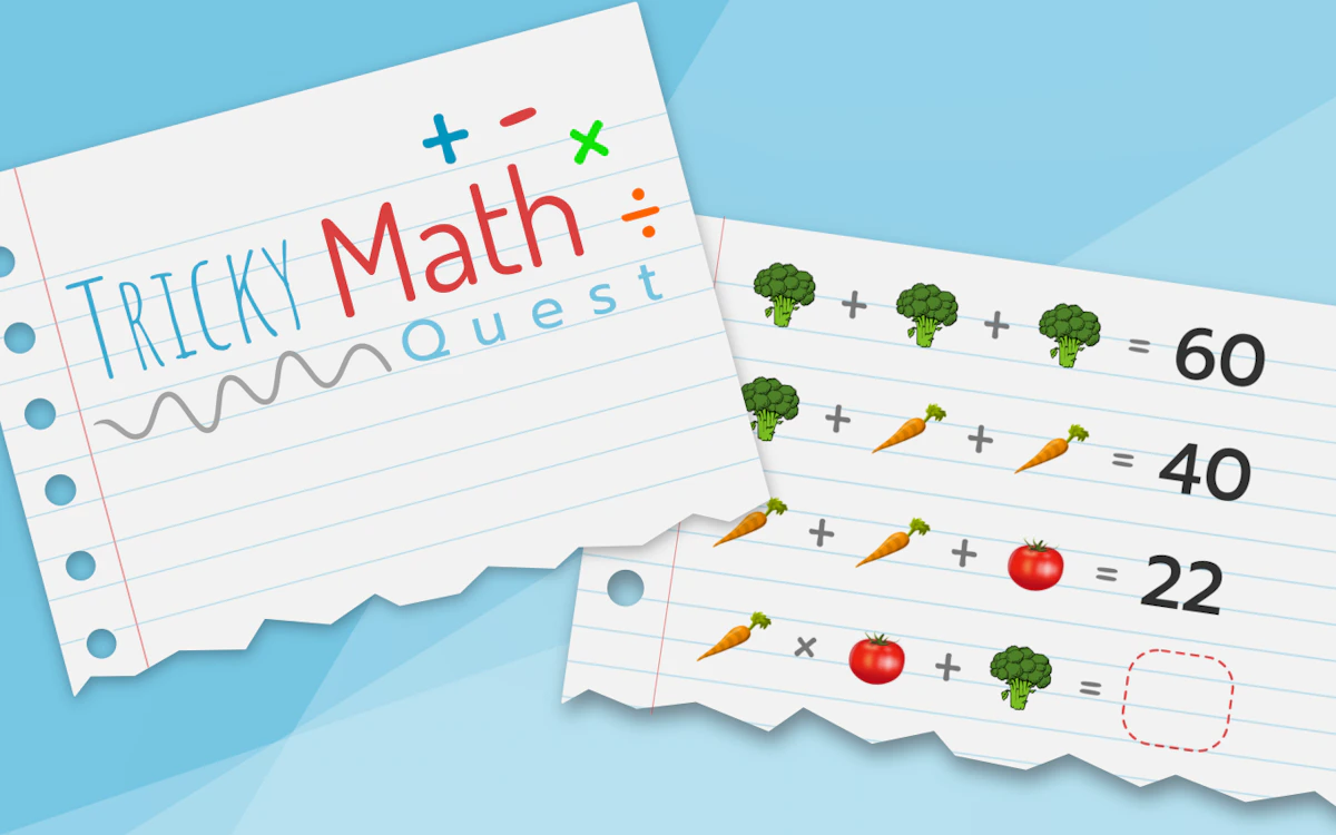 Play Tricky Math Quest — free online Math game