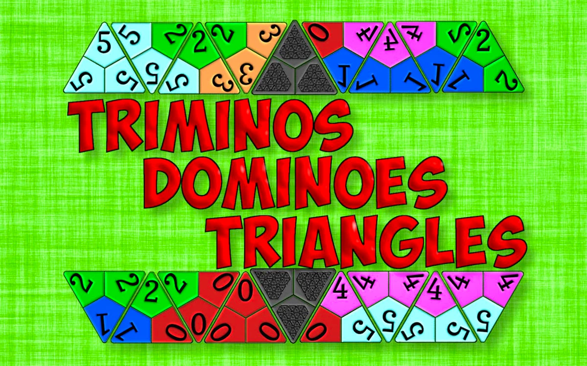 Play Triminos Dominoes Triangles — free online Board game