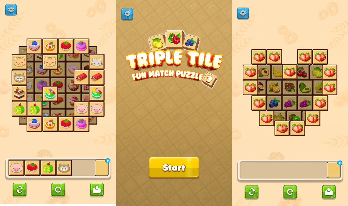 Play Triple Tile: Fun Match Puzzle 3 — free online Match 3 game