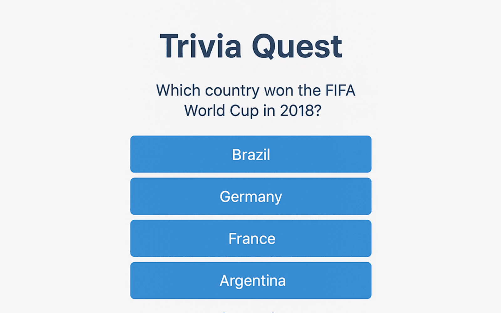 Trivia Quest - The Ultimate Challenge — free online trivia game on Glaze Games