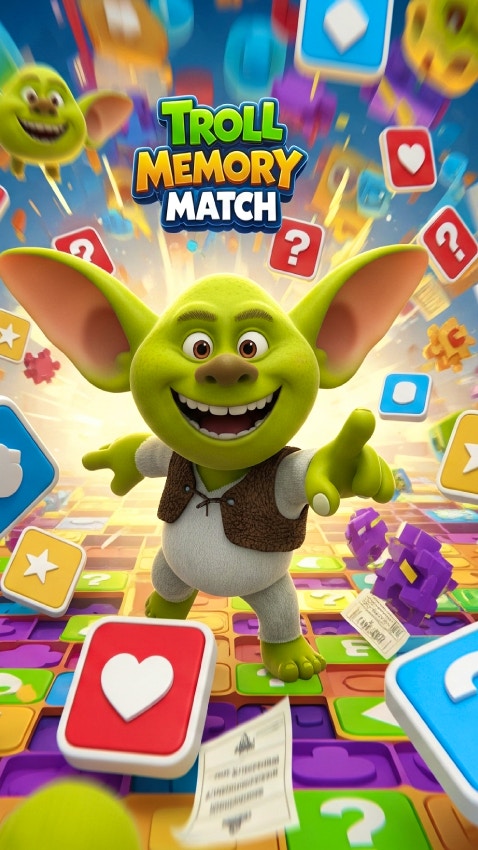 Troll Memory Match