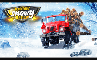 Truck Driver: Snowy Roads game cover