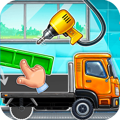 Truck Factory for Kids By Gamepix