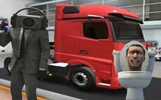 Truck Simulator Skibidi Toilet game cover