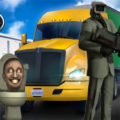 Truck Simulator Skibidi Toilet By Gamepix