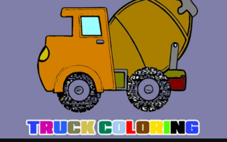 Trucks Coloring Book game cover