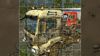 Trucks in Mud Jigsaw