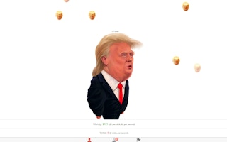 Trump Clicker game cover