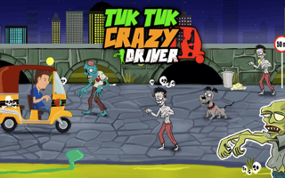 Tuk Tuk Crazy Driver game cover