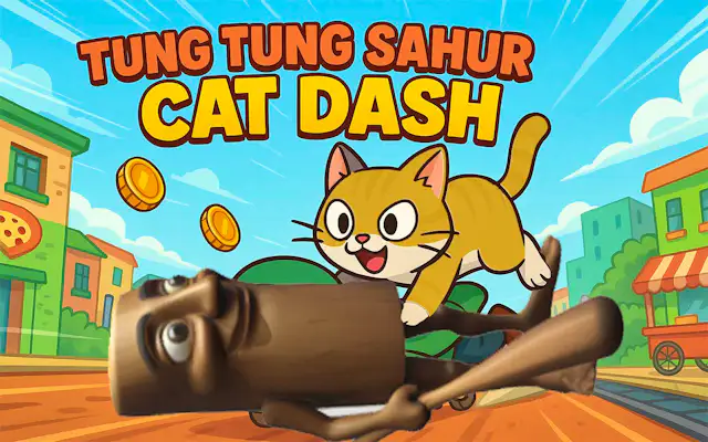 Tung Tung Sahur Cat Dash Lari Kucing