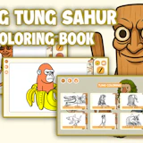Tung Tung Sahur Coloring Book