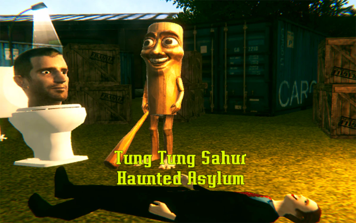 Play Tung Tung Sahur Haunted Asylum — free online Horror game