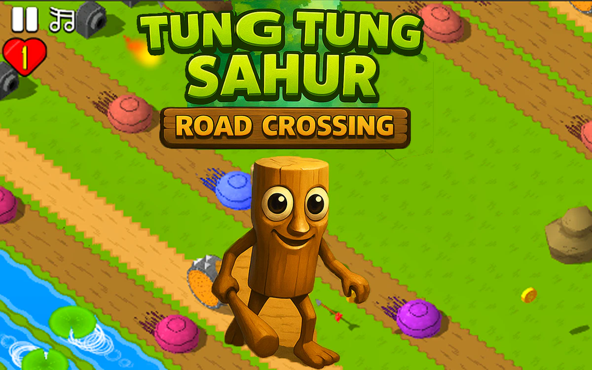 Play Tung Tung Sahur Road Crossing — free online Casual game