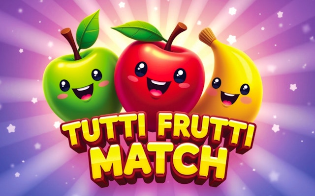 Tutti Frutti Match Game Matching Puzzle