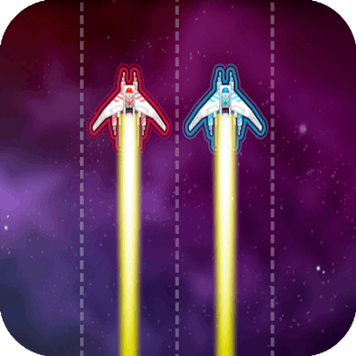 Twin Space Ships By Gamepix