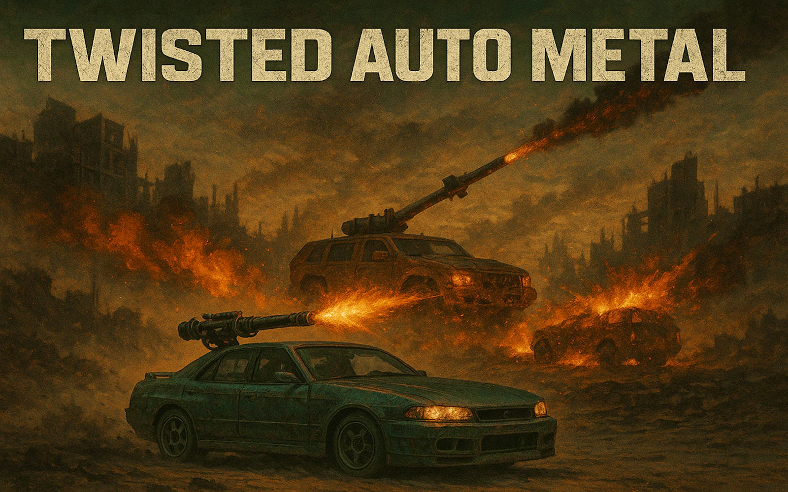 Twisted Auto Metal — free online shooter game on Glaze Games