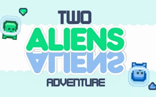 Two Aliens Adventure game cover