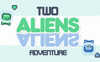 Two Aliens Adventure game cover